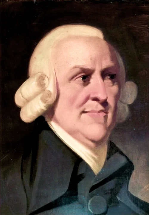 Portrait of the political economist and philosopher Adam Smith (1723-1790)